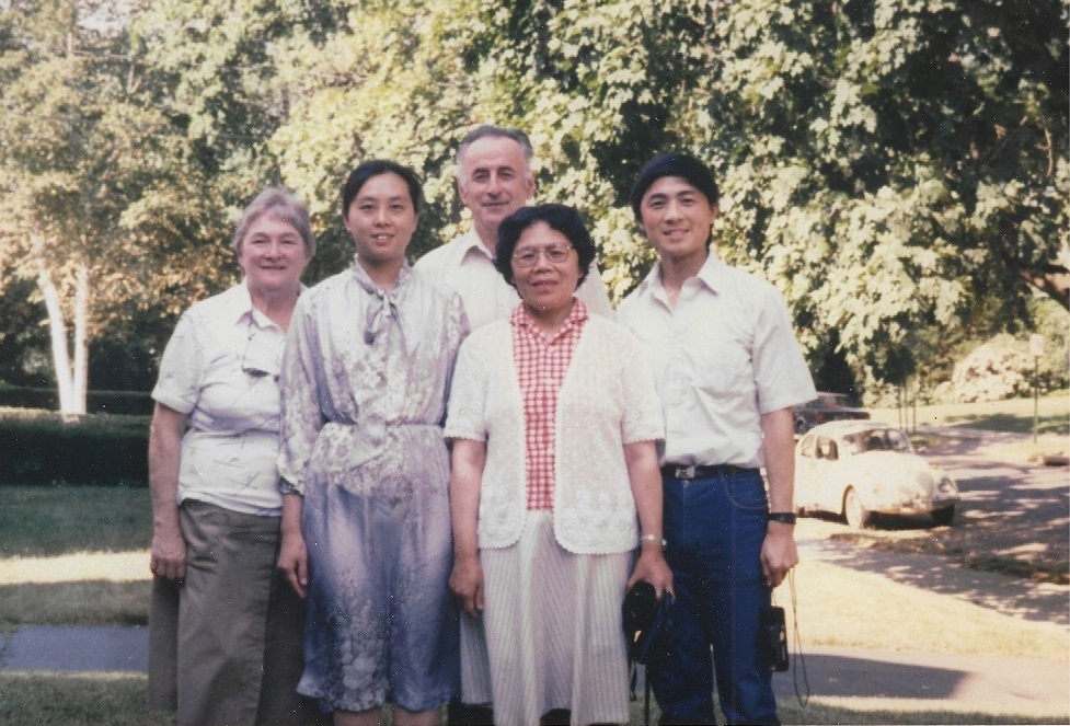 Yang Ni and Xiaoqing with Lillian and the late Irving Rosenthal of New Haven